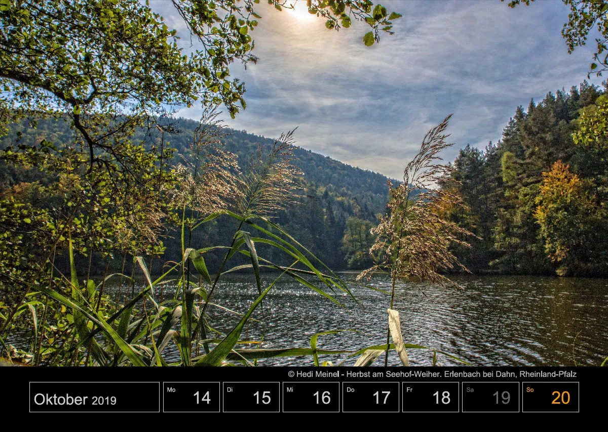 Wochenkalender auf schwarzem Hintergrund A3