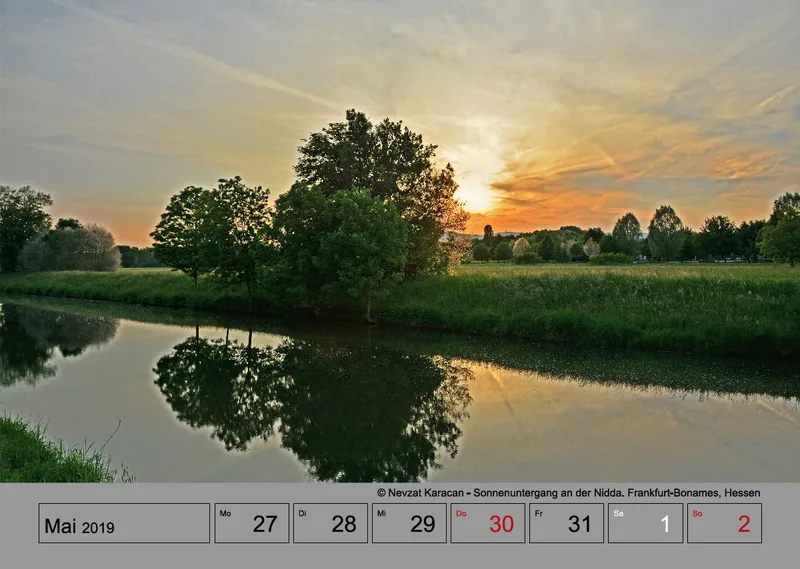 Wochenkalender auf grauem Hintergrund. A3