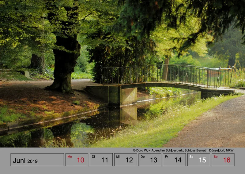 Wochenkalender auf grauem Hintergrund A4