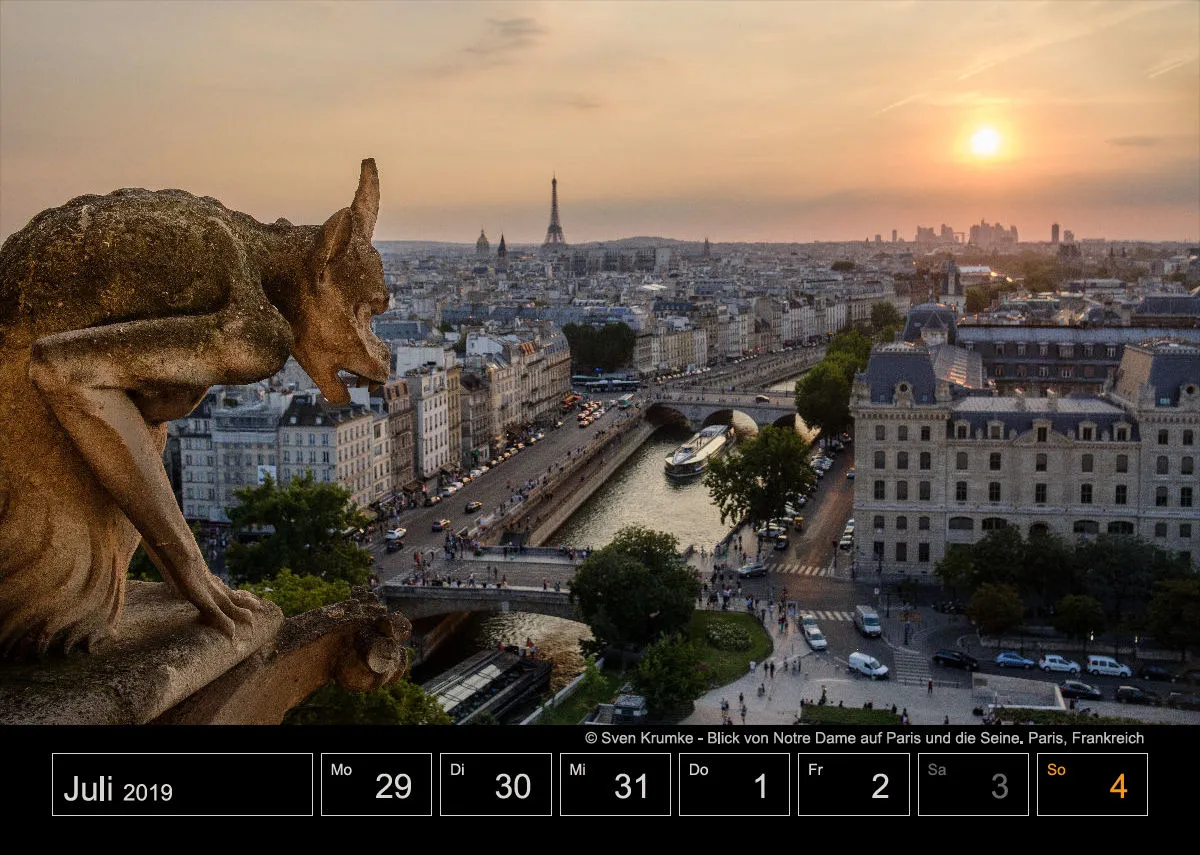Wochenkalender auf schwarzem Hintergrund A4