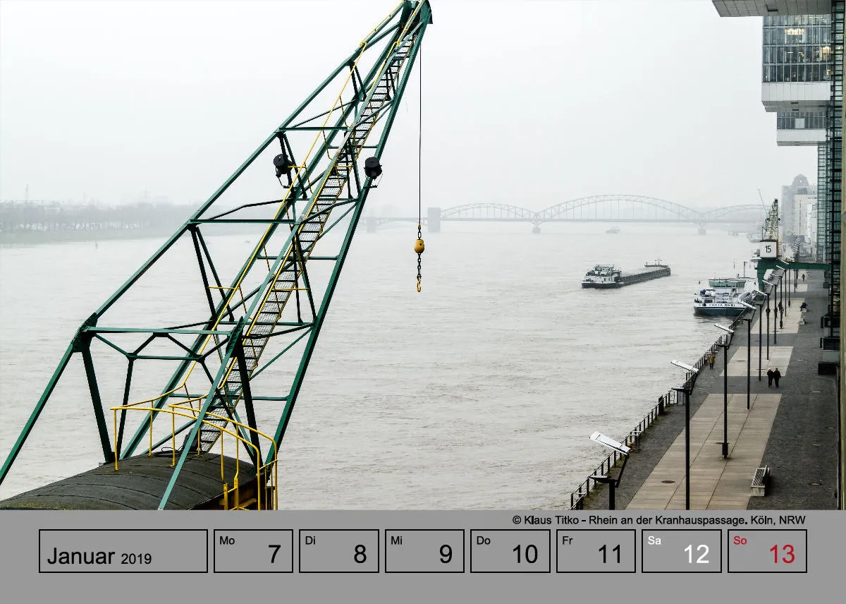 Wochenkalender auf grauem Hintergrund A5
