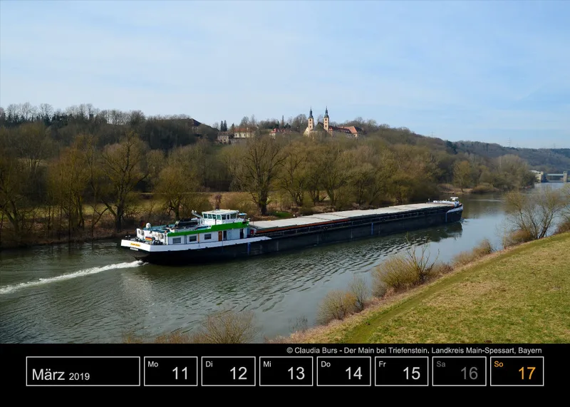 Wochenkalender auf schwarzem Hintergrund A5
