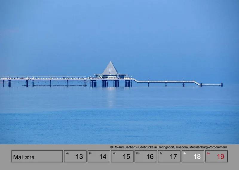 Wochenkalender auf grauem Hintergrund. A3