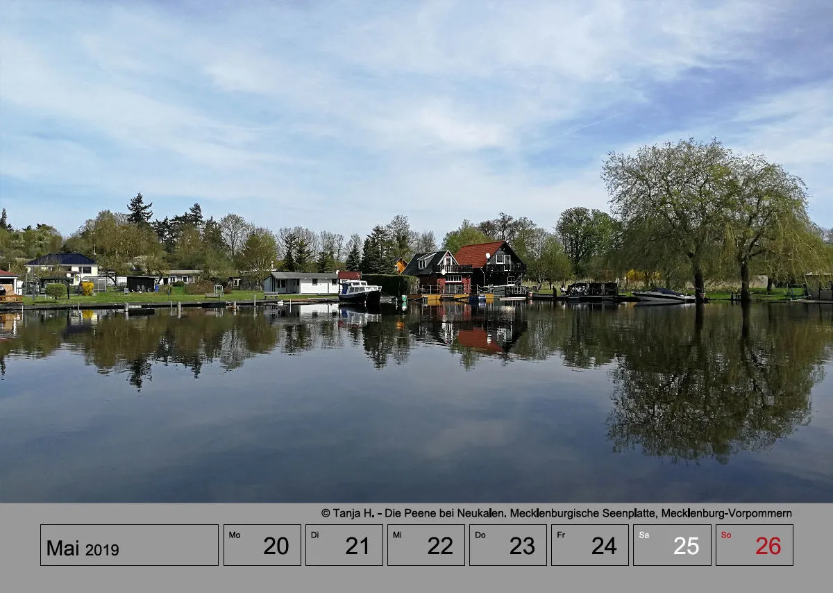 Wochenkalender auf grauem Hintergrund. A3