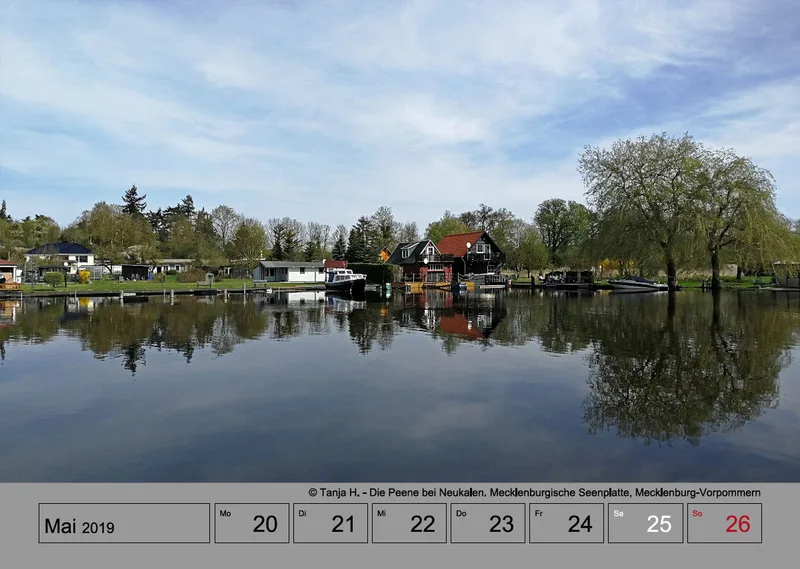 Wochenkalender auf grauem Hintergrund. A3