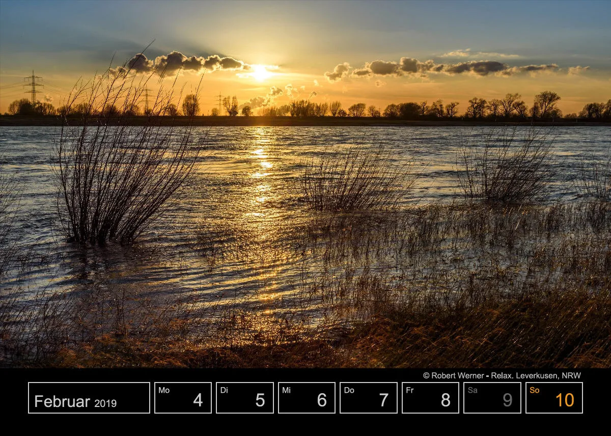 Wochenkalender auf schwarzem Hintergrund A5