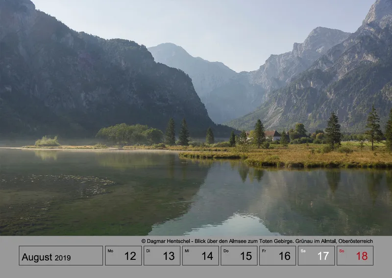 Wochenkalender auf grauem Hintergrund. A3