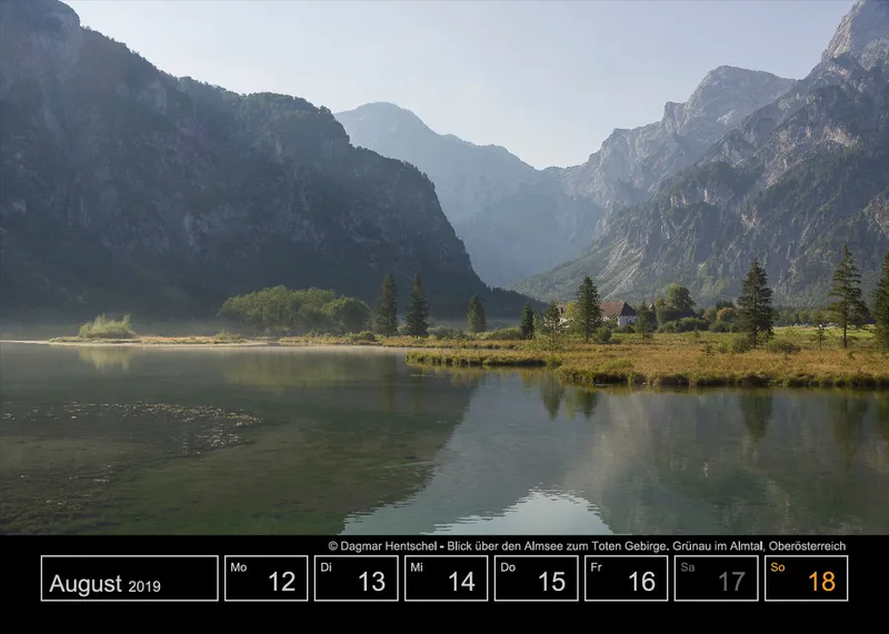 Wochenkalender auf schwarzem Hintergrund A5