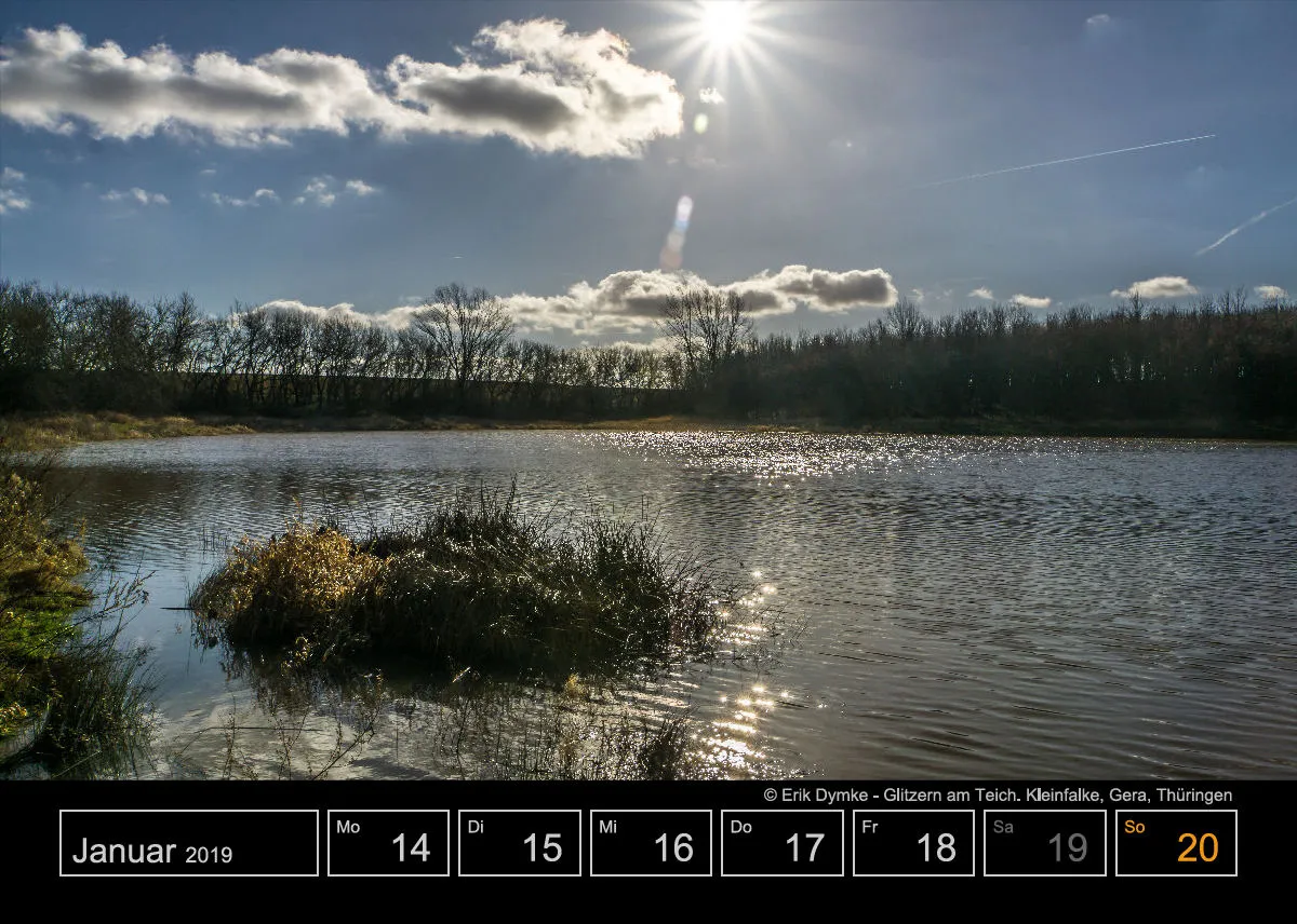 Wochenkalender auf schwarzem Hintergrund A5