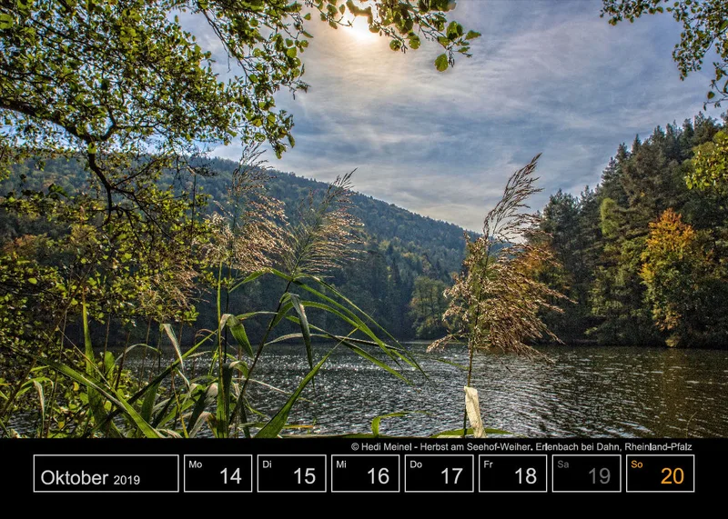 Wochenkalender auf schwarzem Hintergrund A5