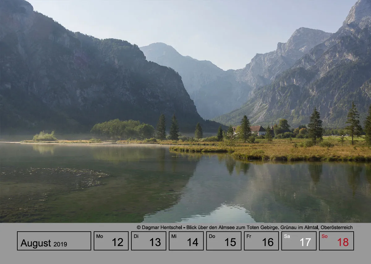 Wochenkalender auf grauem Hintergrund A5