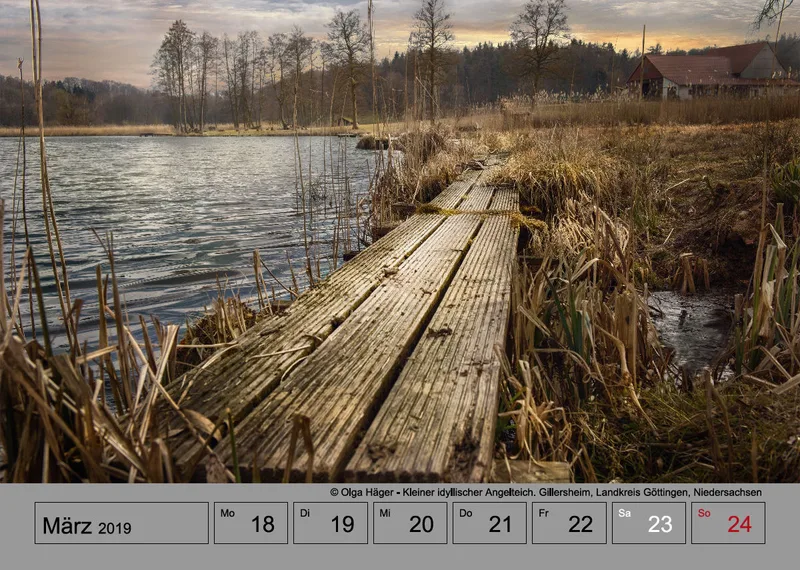 Wochenkalender auf grauem Hintergrund A4