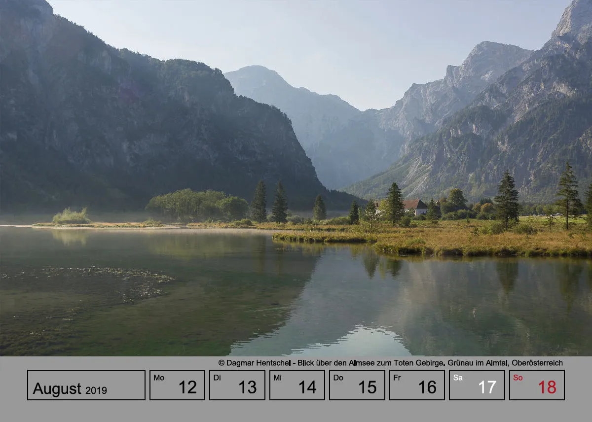 Tisch-Wochenkalender auf grauem Hintergrund A5