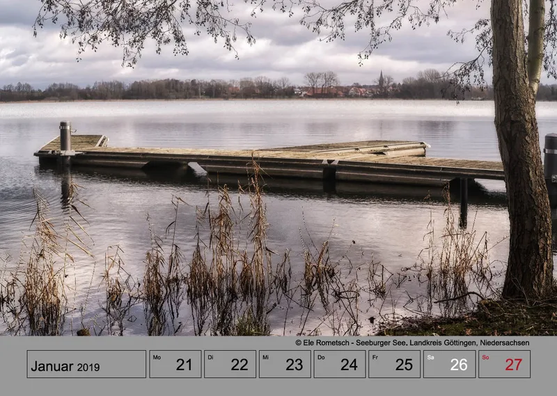 Wochenkalender auf grauem Hintergrund. A3