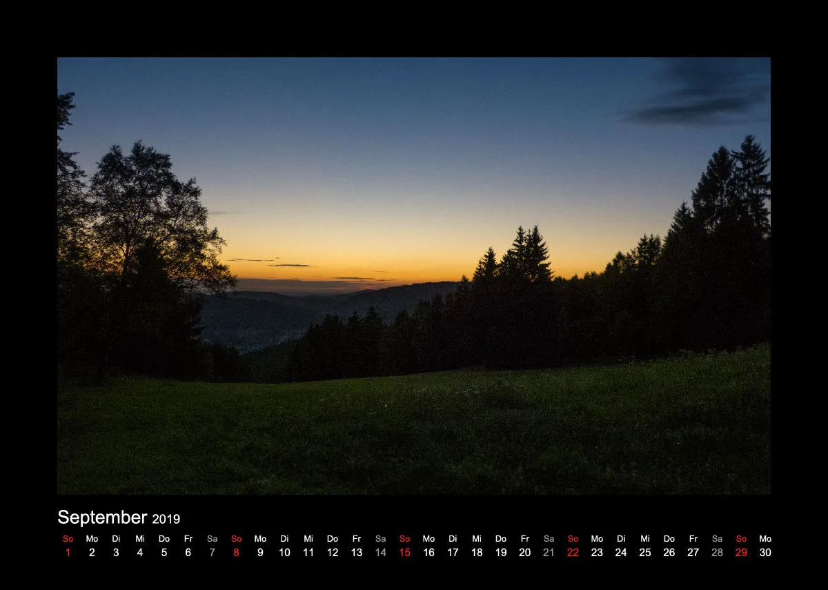 Fotokalender / Nr. 1