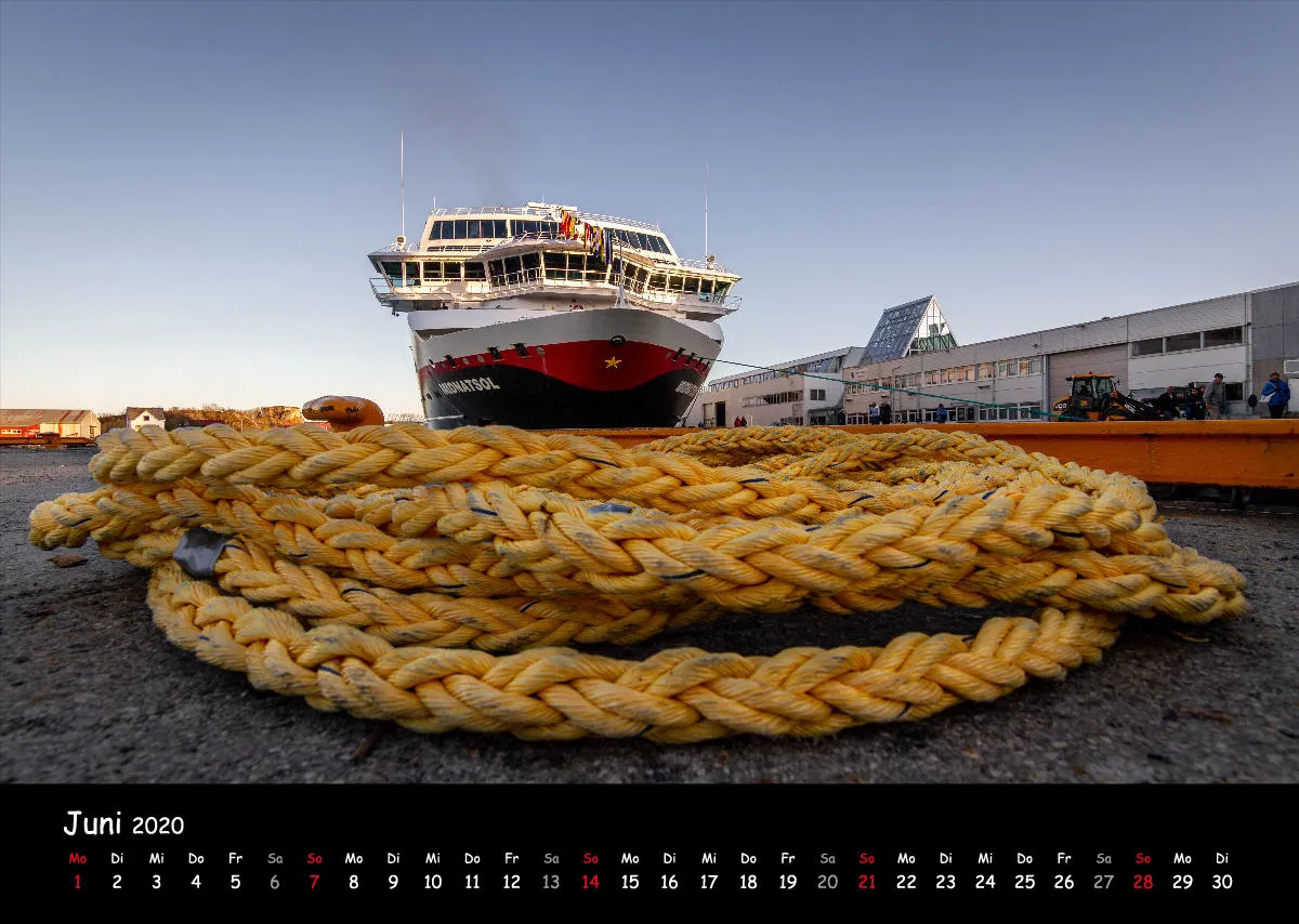 Fotokalender Hurtigrutenschiffe 2020