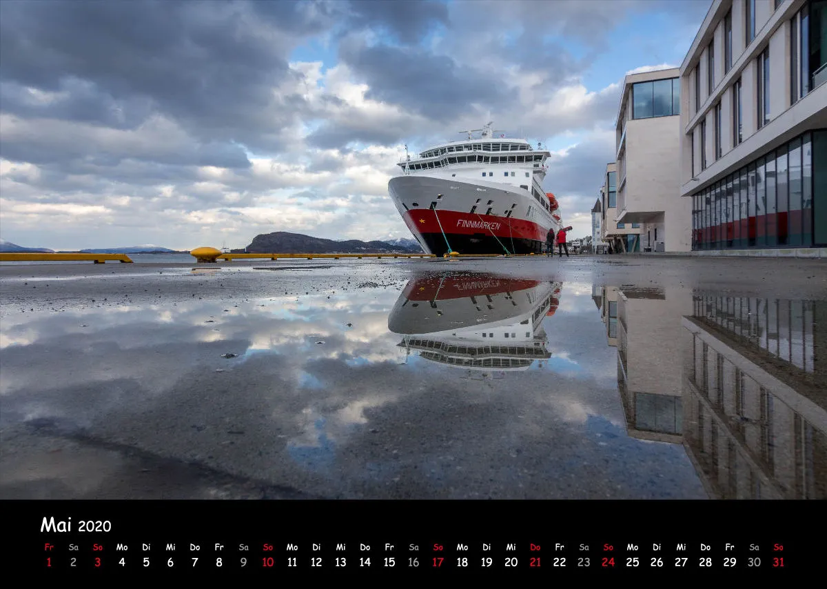 Fotokalender Hurtigrutenschiffe 2020