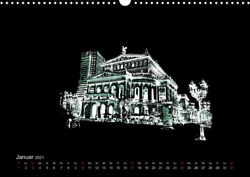 Fotokalender / FRANKFURT AT NIGHT