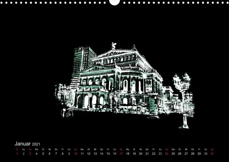Fotokalender / FRANKFURT AT NIGHT