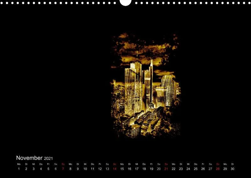 Fotokalender / FRANKFURT AT NIGHT
