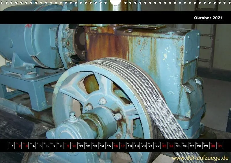 Aufzugskalender DDR Aufzüge
