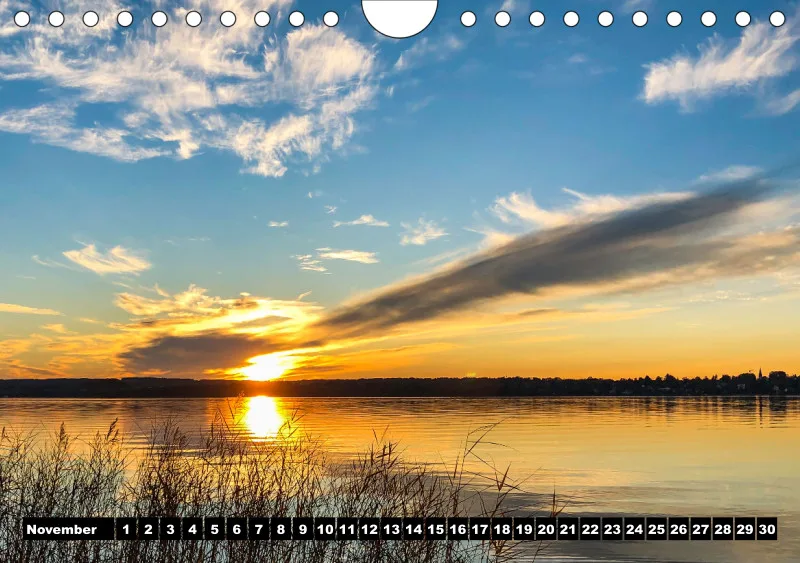 Magic A5 ZEITLOS 2023 mini Kalendarium - Wandkalender Ammersee Magic Edition 2023