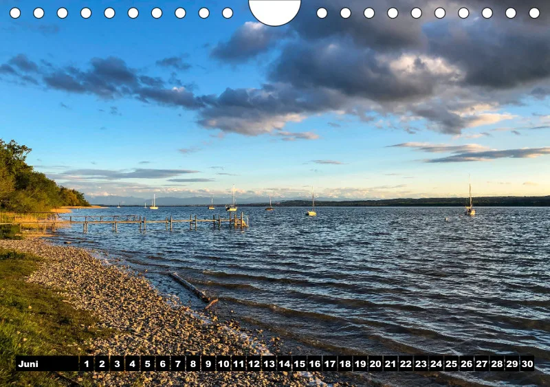 Magic A5 ZEITLOS 2023 mini Kalendarium - Wandkalender Ammersee Magic Edition 2023