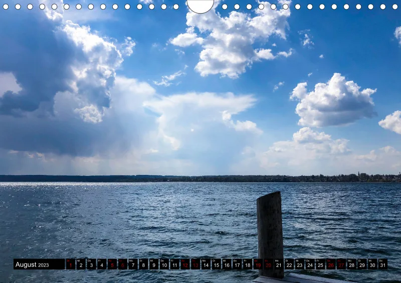 Magic A4 (CH) mini Kalendari-um - Wandkalender Ammersee Magic 2023 - Feiertage (CH)