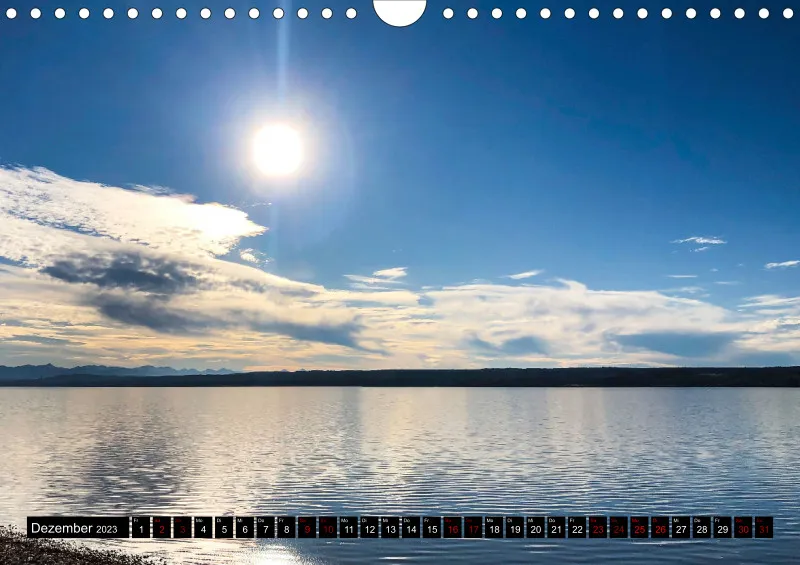 Magic A4 (D) mini Kalendari-um - Wandkalender Ammersee Magic 2023 - Feiertage (D)