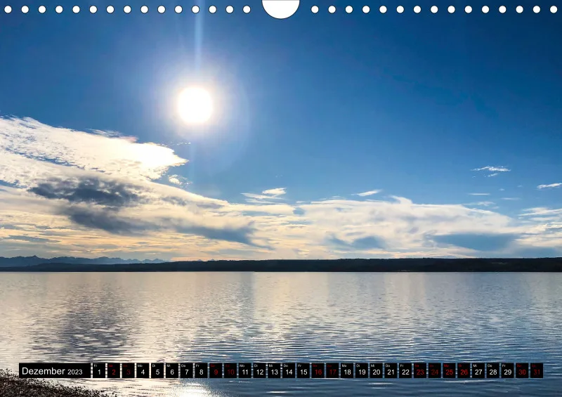 Magic A4 (D) mini Kalendari-um - Wandkalender Ammersee Magic 2023 - Feiertage (D)