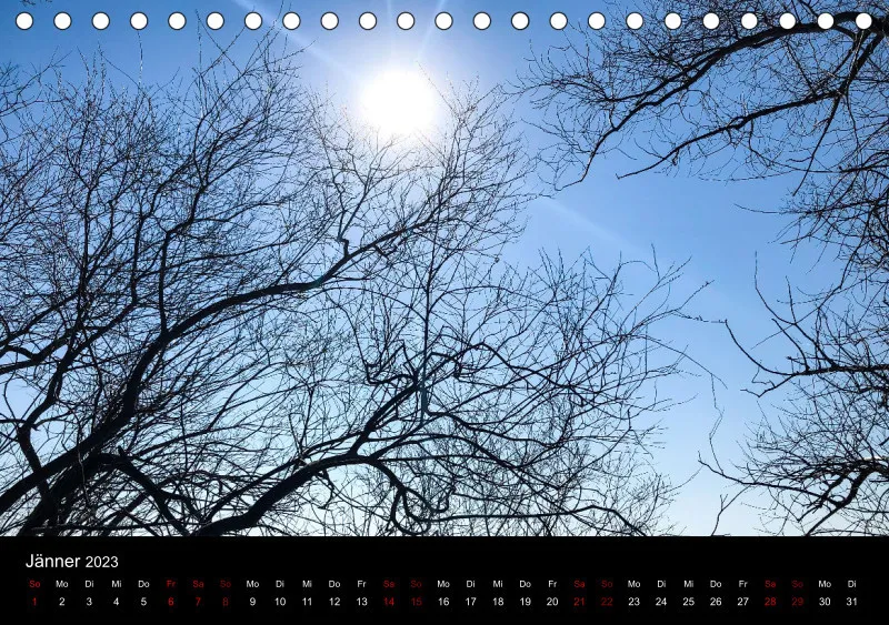 Magic A5 (AUT) breites Kalend-arium - Tischkalender Ammersee Magic 2023 - Feiertage (AUT)