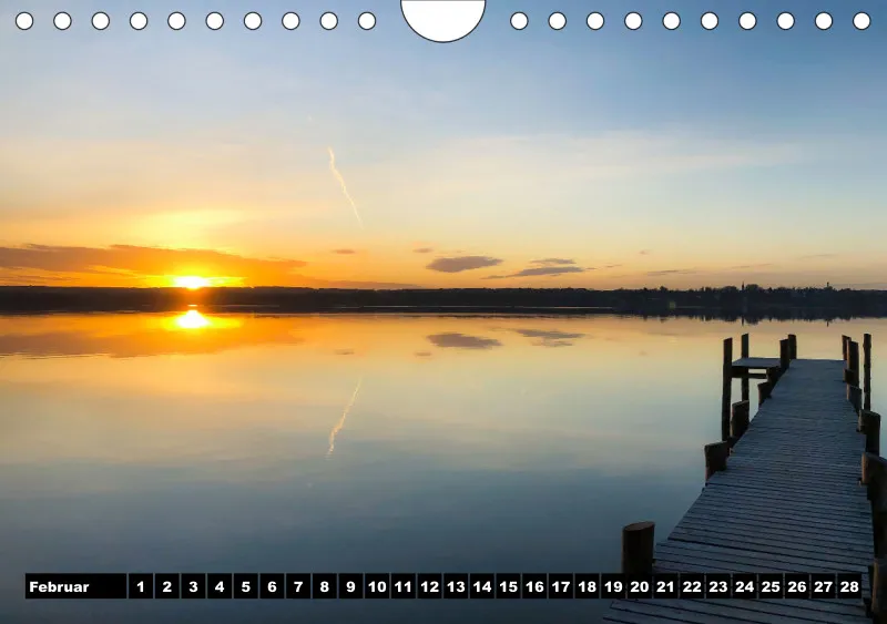 Magic A5 ZEITLOS 2023 mini Kalendarium - Wandkalender Ammersee Magic Edition 2023
