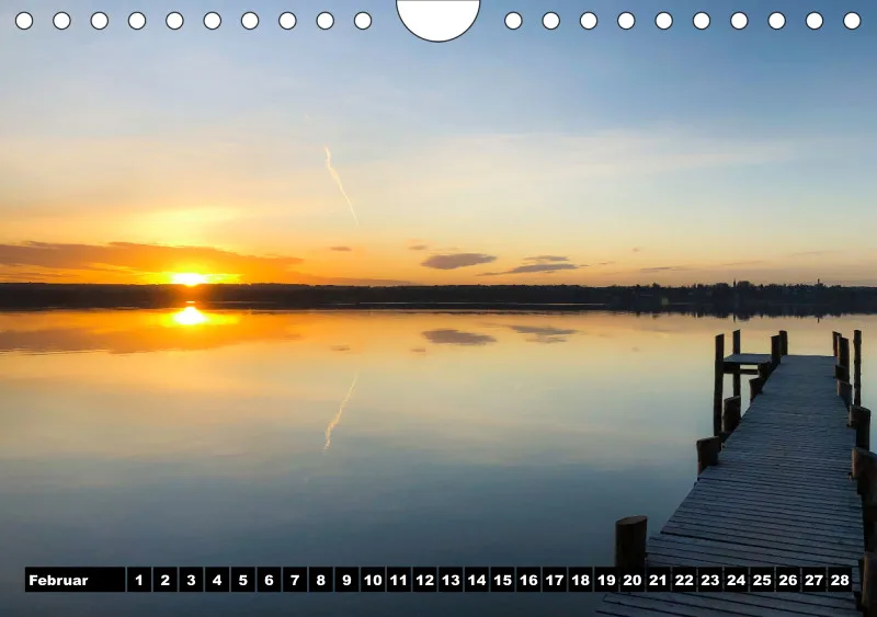Magic A5 ZEITLOS 2023 mini Kalendarium - Wandkalender Ammersee Magic Edition 2023