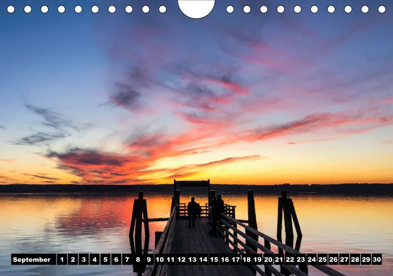 Magic A5 ZEITLOS 2023 mini Kalendarium - Wandkalender Ammersee Magic Edition 2023