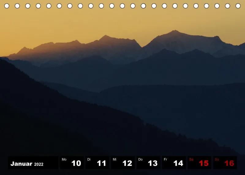 Natur Wochenkalender 2022