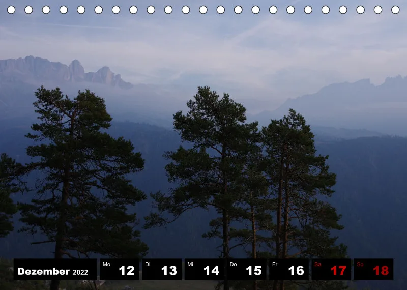 Natur Wochenkalender 2022