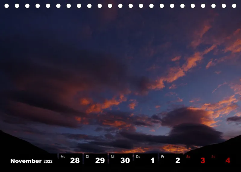 Natur Wochenkalender 2022