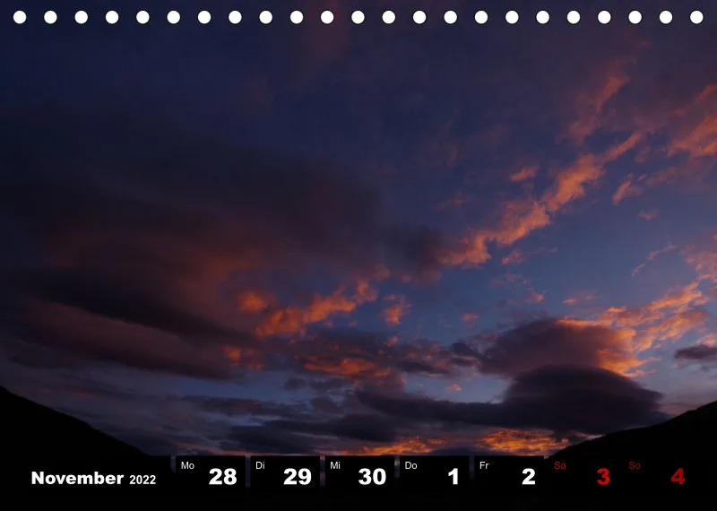 Natur Wochenkalender 2022