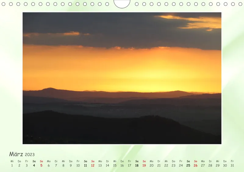 A4 Wandkalender