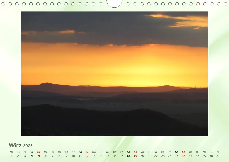 A4 Wandkalender
