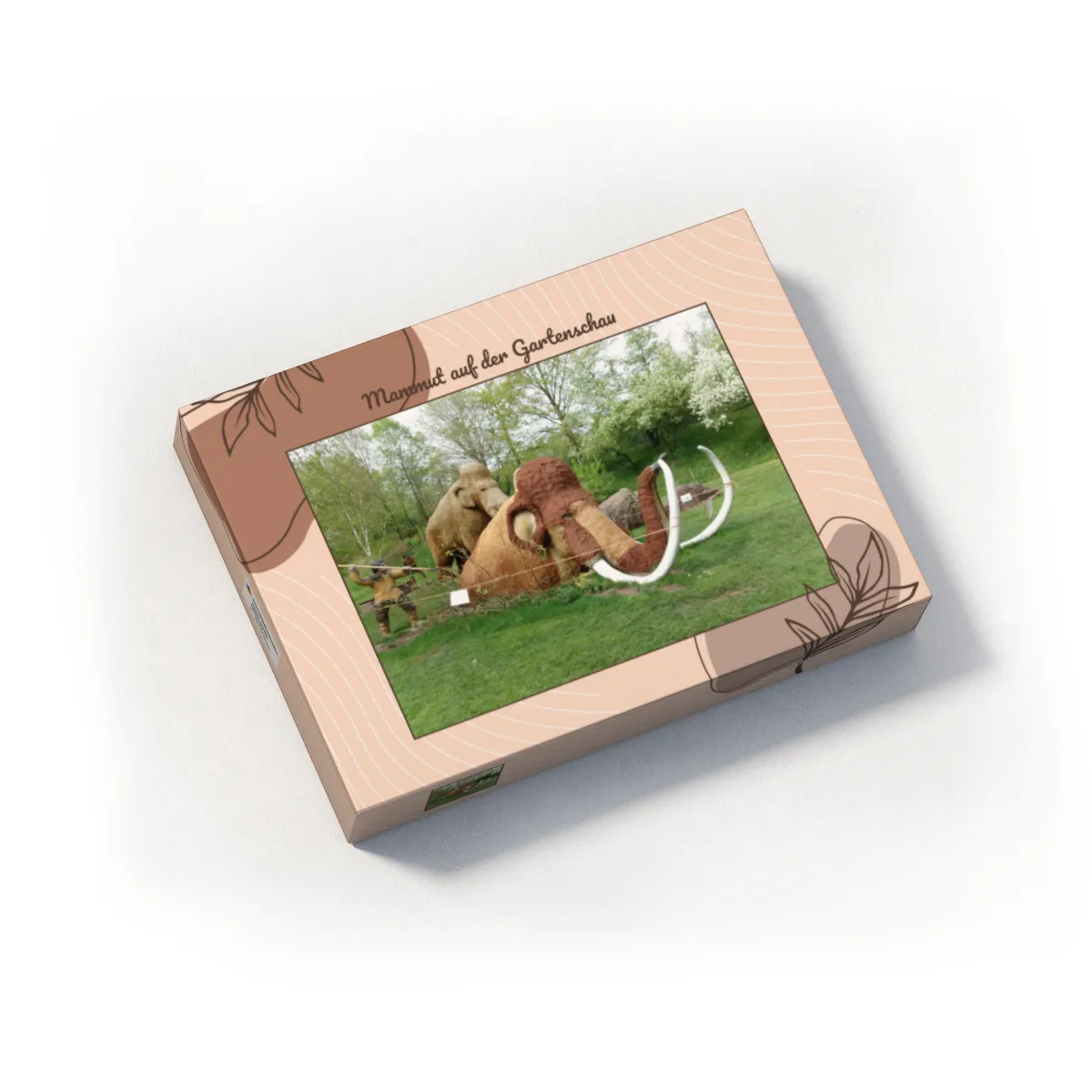 Puzzle Mammut auf der Gartenschau