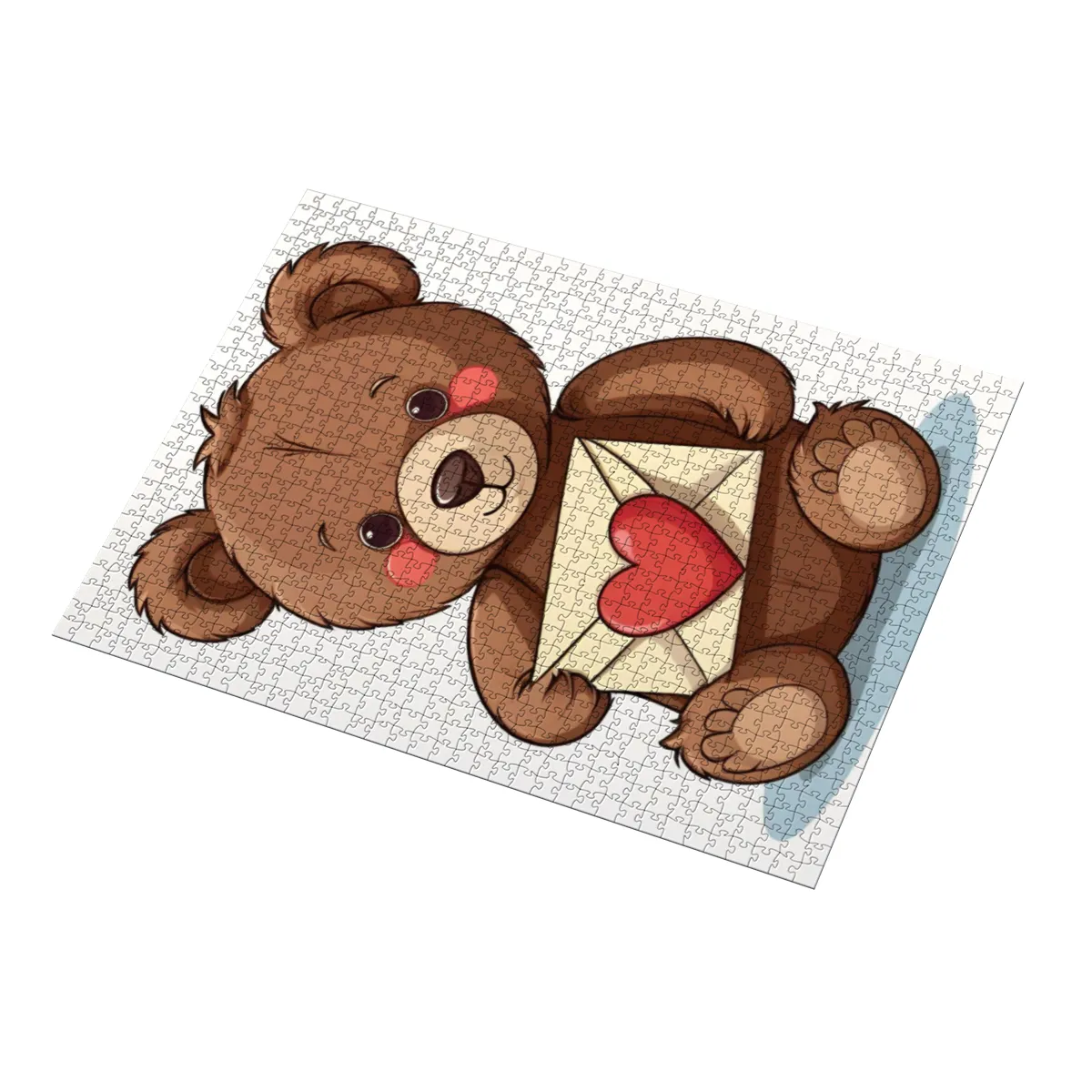 Puzzle Bärchen mit Herz
