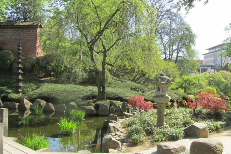 Foto-Leinwand Japanischer Garten Kaiserslautern