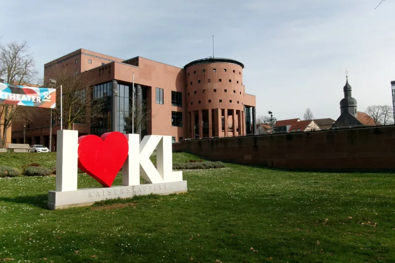 Foto-Leinwand I love Kaiserslautern