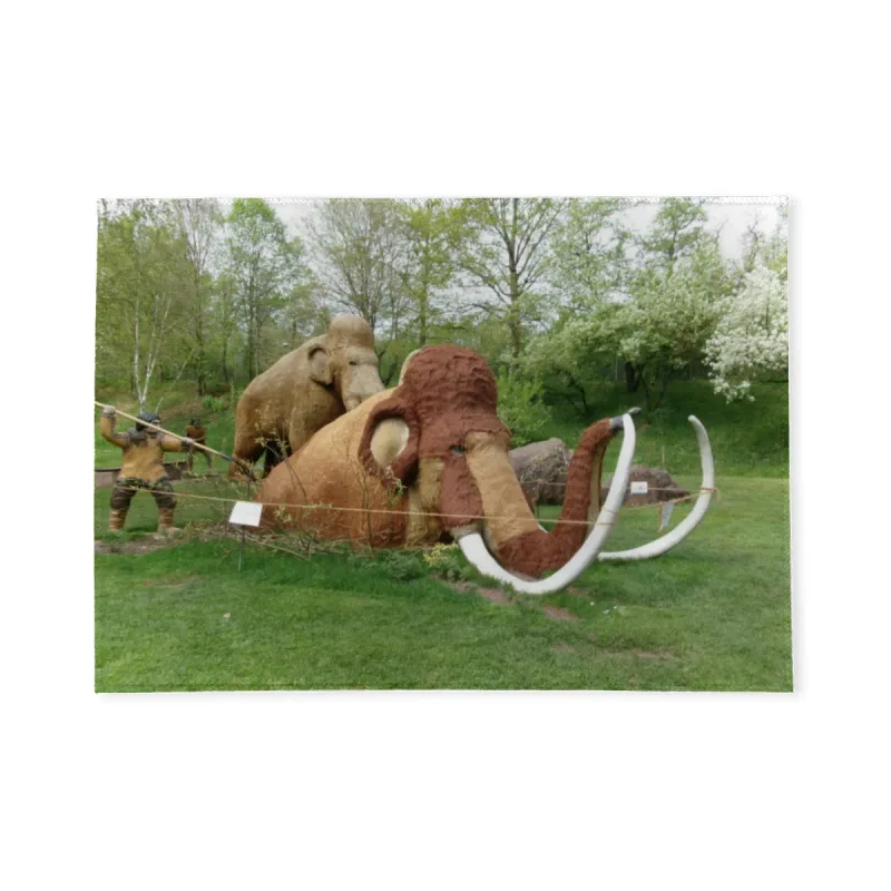 Fußmatte Mammut auf der Gartenschau