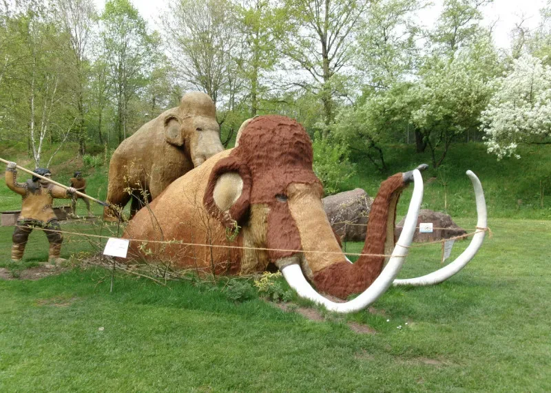 Fußmatte Mammut auf der Gartenschau