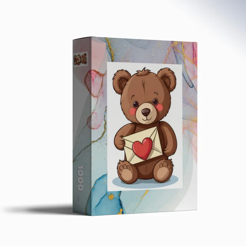 Puzzle Bärchen mit Herz