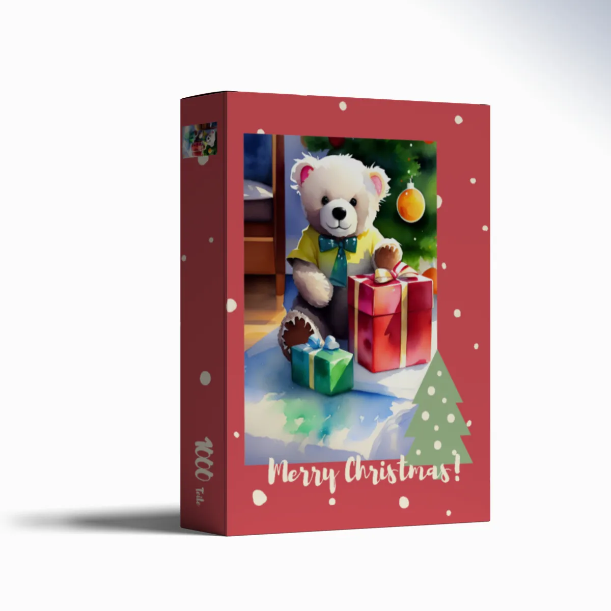 Puzzle Christmas-Edition Teddybär mit Geschenken