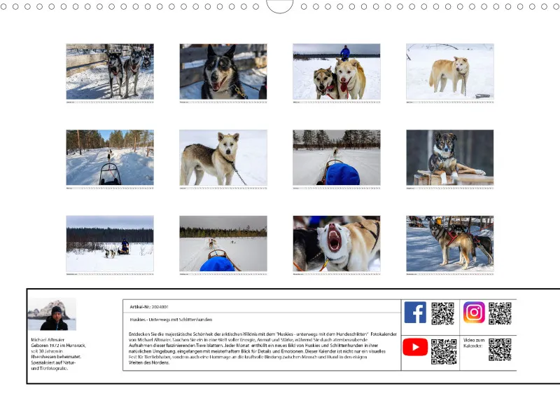 Huskies - Unterwegs mit dem Hundeschlitten.