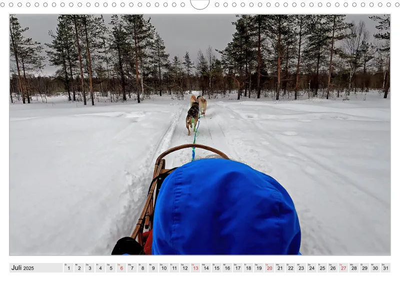 Huskies - Unterwegs mit dem Hundeschlitten.